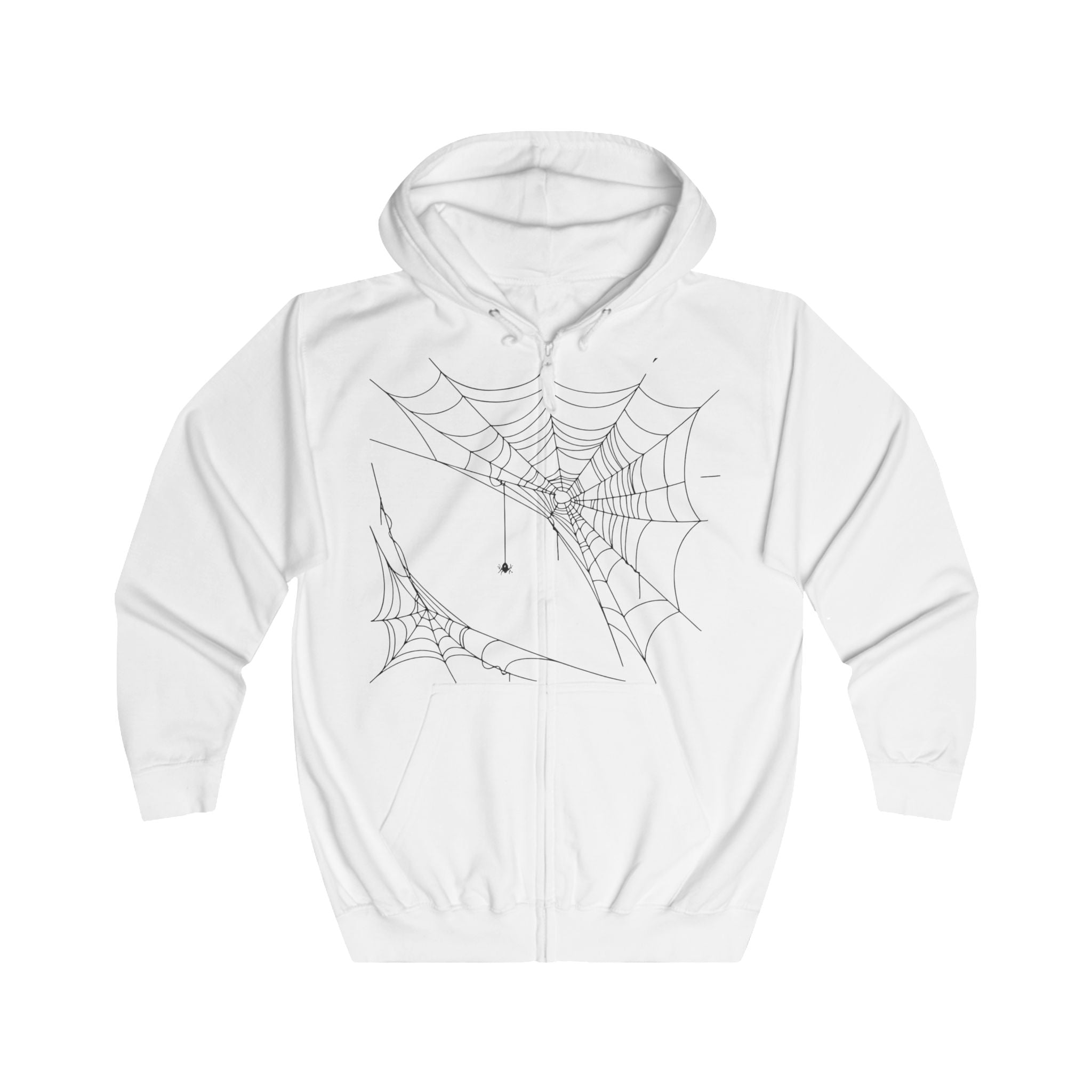 Voidrix Spider Web Zip Hoodie