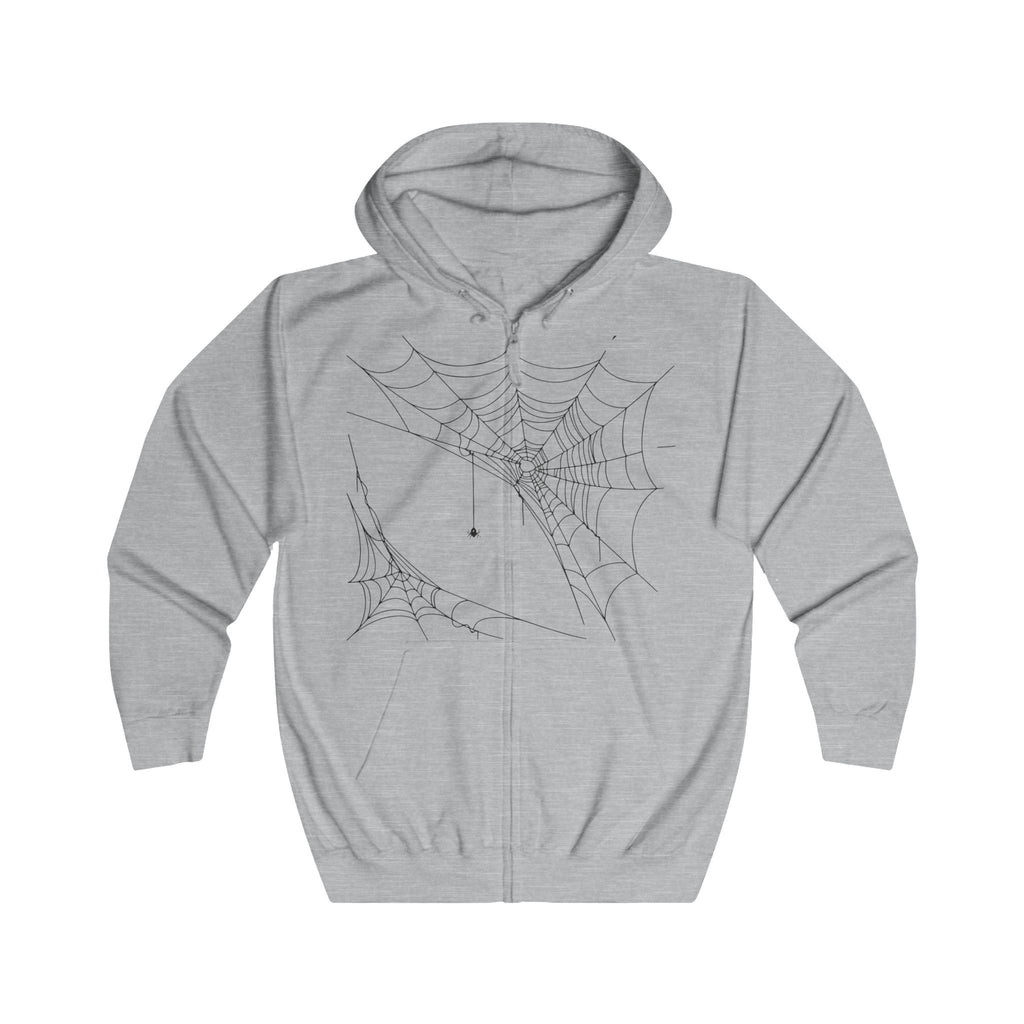 Voidrix Spider Web Zip Hoodie