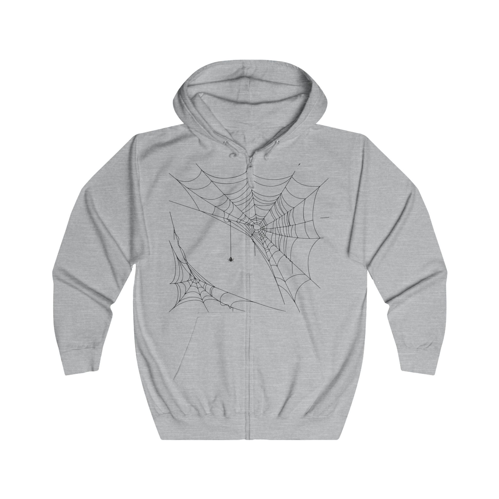 Voidrix Spider Web Zip Hoodie